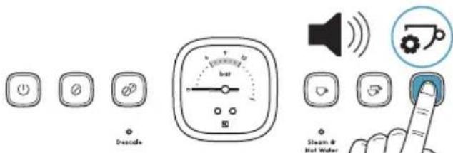ELECTROLUX Explore 800 E8EC1-8BP - Aby dostosować temperaturę ekstrakcji kawy - 3