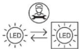 SABA UF3820NFW - CHANGING THE LIGHT BULB - 1
