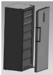 SABA UF3820NFW - Inversion de porte - 5