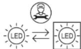 SABA SBS5625WDDKD - Changing the light bulb - 1
