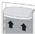 SABA SBS5625WDDKD - POSITIONING THE DOOR BALCONIES - 2