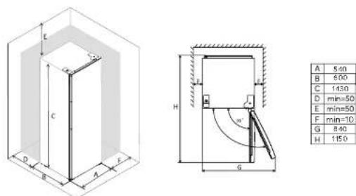 SABA UF163NFW - Emplacement - 1
