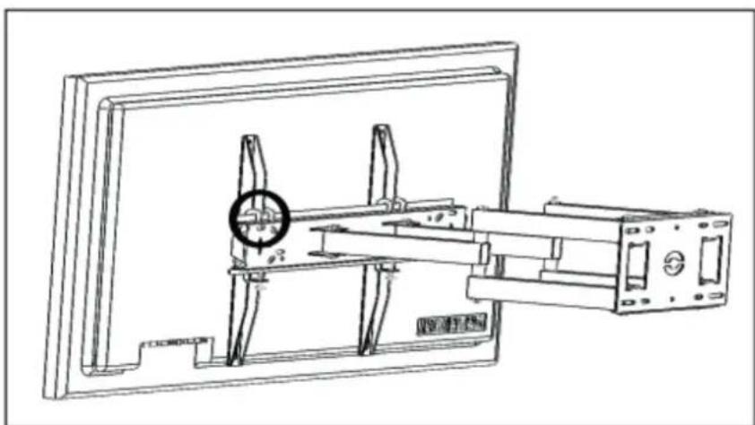 Irradio STV-IR-3970-3 - Schritt 6 - Befestigen Sie den Fernseher am Arm - 1