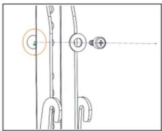 Irradio STV-IR-3970-3 - Step 3- Option 1: attaching the vertical brackets to TVs with a flat back - 2