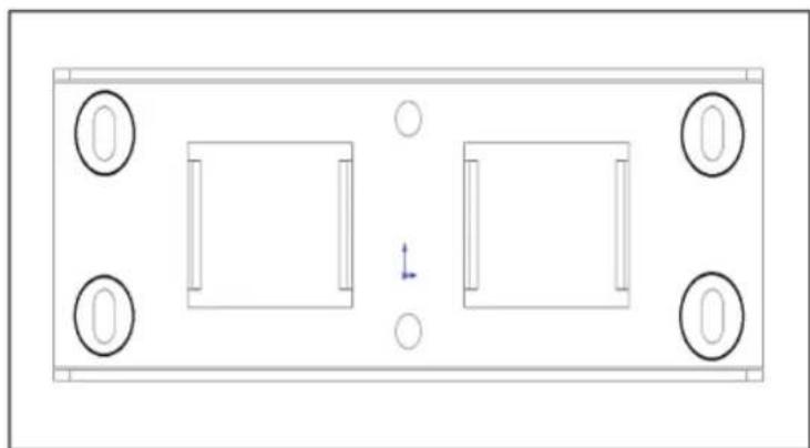 Irradio STV-IR-3255-3 - Schritt 5- Montage des Arms an einer massiven Wand aus Beton - 1