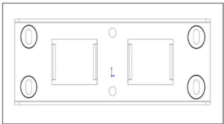 Irradio STV-IR-3255-3 - Step 5- Installing arm on a solid concrete or concrete clock wall - 1