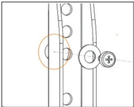 Irradio STV-IR-3255-3 - Step 3- attaching the vertical brackets to TV - 3