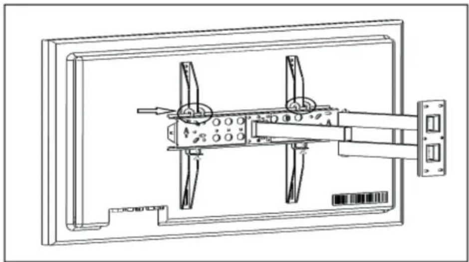 Irradio STV-IR-3255-3 - Paso 5- Instalación del brazo en una pared de hormigón macizo o en una pared de hormigón - 2