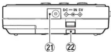 DC = IN 5V ②1 ②2
