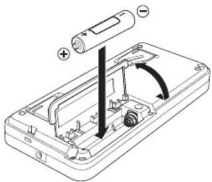 TASCAM PT-7 - Emploi d'une pile - 1
