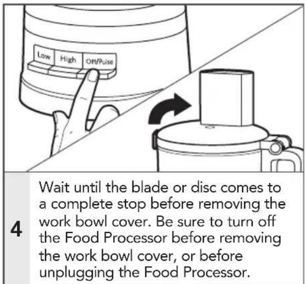KITCHENAID KFP0718OB - WARNING - 5