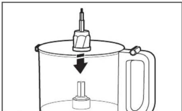 KITCHENAID KFP0718OB - ASSEMBLING THE FOOD PROCESSOR - 2