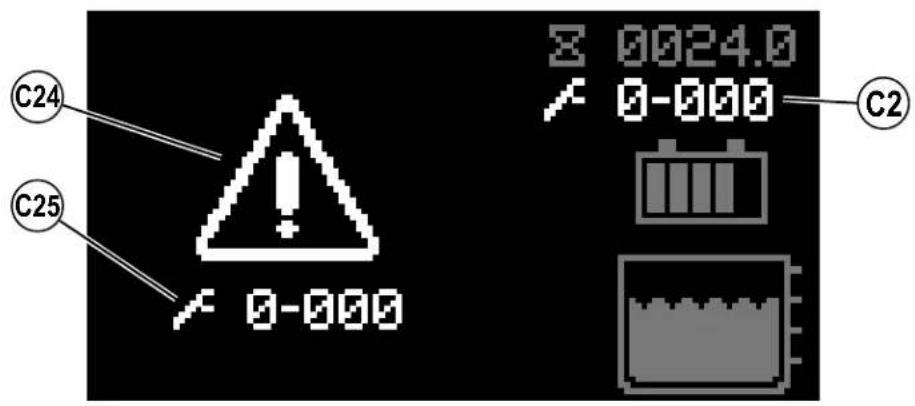 ADVANCE SC5000 34D - FAULT CODE DISPLAY - 1
