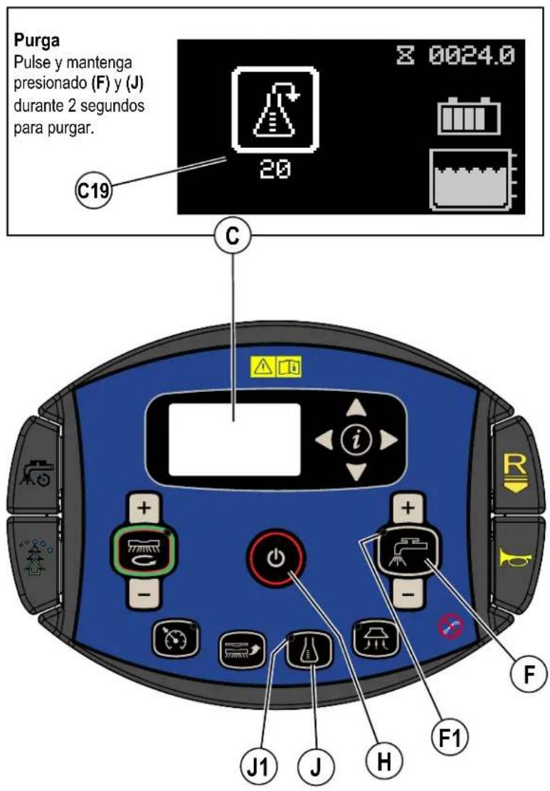 ADVANCE SC5000 34D - PURGA DEL SISTEMA DE DETERGENTE (SOLO MODELOS ECOFLEX) - 1