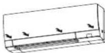 MITSUBISHI MSZ-AY20VGK - Painel frontal - 2