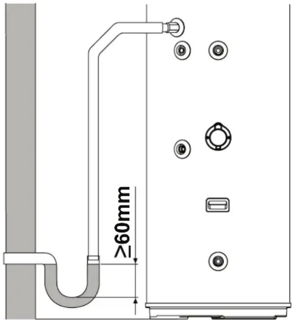 COINTRA Oasis 260 HT - Raccordement de l'évacuation des condensats - 1