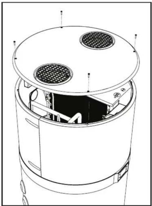 COINTRA Oasis 260 HT - Restablecimiento del termostato de seguridad de la resistencia eléctrica - 1