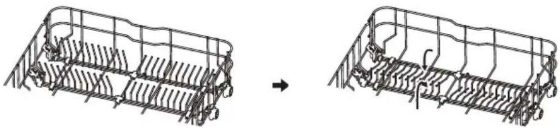 CATA LVI 62012 - Folding back the rack shelves - 1