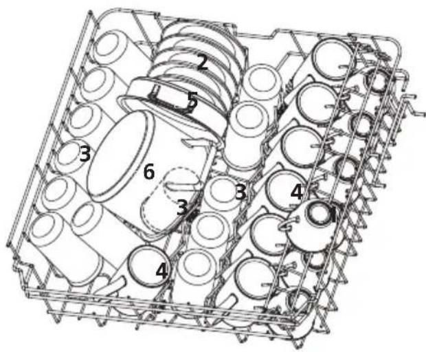 CATA LVI 62012 - Upper basket: - 1