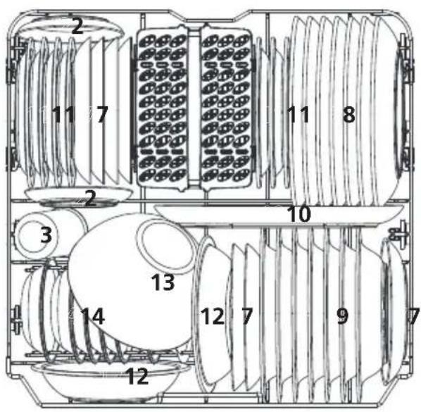 CATA LVI 62012 - Lower basket: - 1