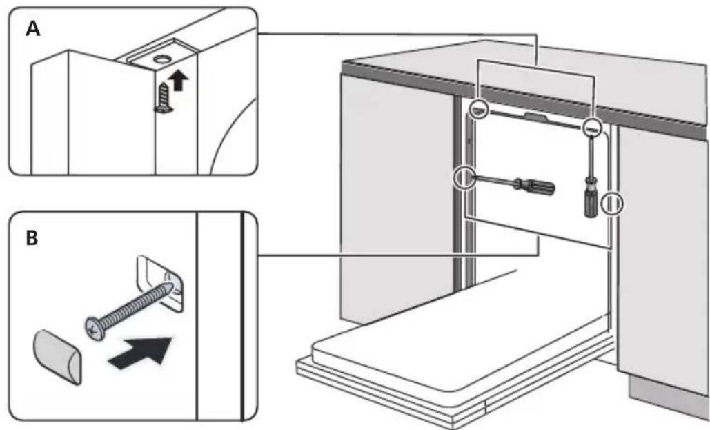 CATA LVI 62012 - Step 4. Dishwasher installation steps - 2