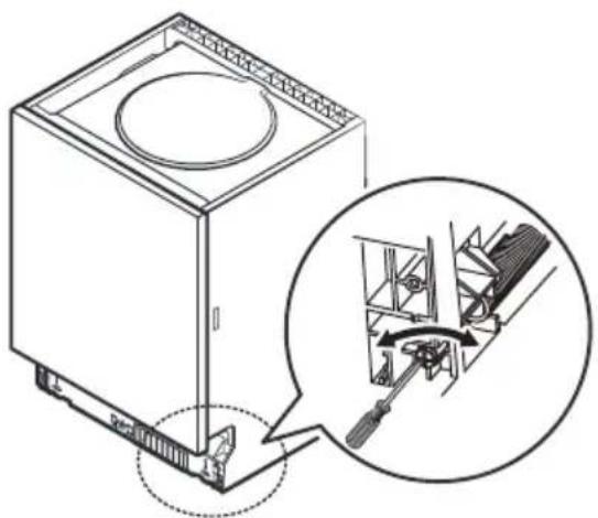 CATA LVI 62012 - Step 3. Tension adjustment of the door spring - 1