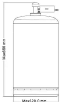 COZZE 90432 - GASFLASCHE - 1