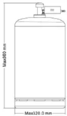 COZZE 90432 - GAZ SİLİNDİRİ - 1