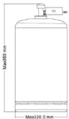 COZZE 90432 - GAS CYLINDER - 1