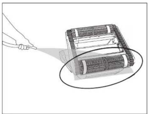 DOLPHIN PROX 2 - Volle filterzak indicatie en Reset knop - 5