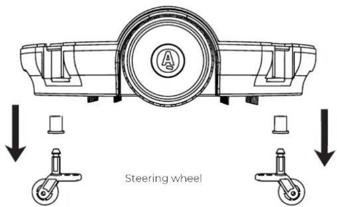 GRE Wet Runner Plus RBR75 - Maintenance and replacement of the wheels: - 2