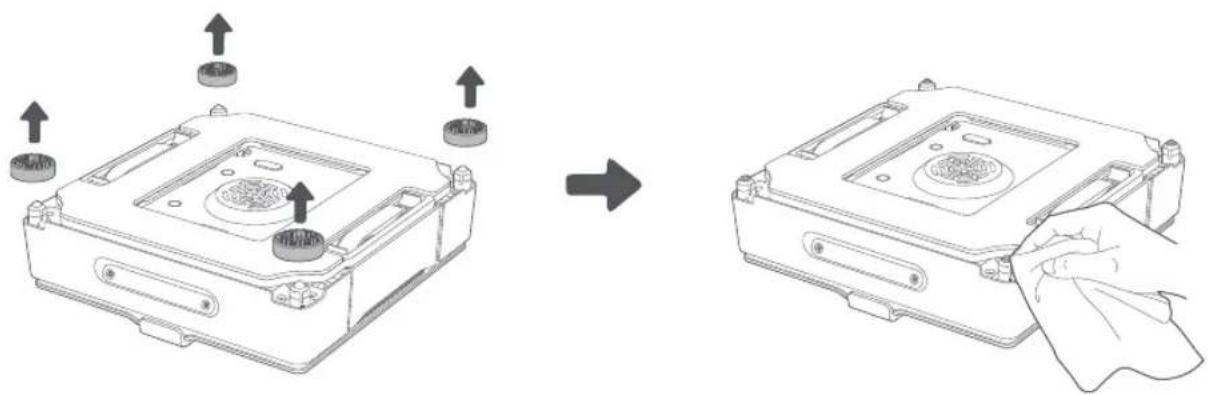 DREAME C1 - Courroies de transmission et capteurs anti-chute - 4