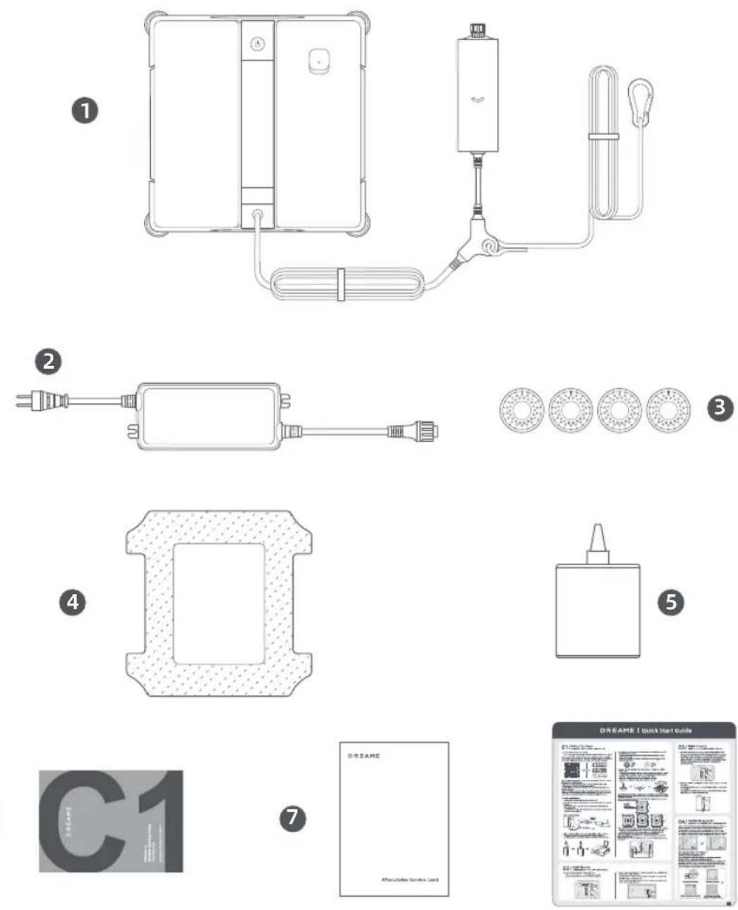 DREAME C1 - Contenido de la caja - 1