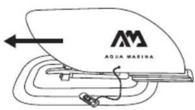Aqua Marina Halve - MONTAGE DER KAJAKFINNE - 1