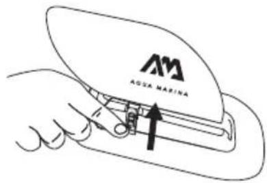 Aqua Marina Halve - MONTAGE DER KAJAKFINNE - 2