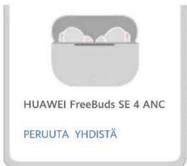 HUAWEI FreeBuds SE 4 - Menetelmä 2: Bluetooth-laiteparin muodostaminen - 1