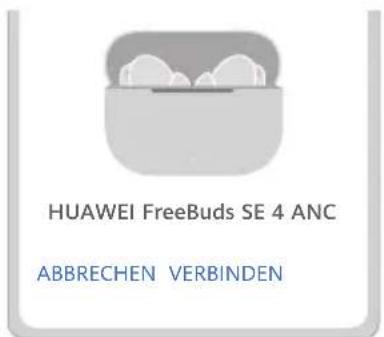 HUAWEI FreeBuds SE 4 - Methode 2: Bluetooth-Kopplung - 1
