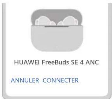 HUAWEI FreeBuds SE 4 - Méthode 2 : Association Bluetooth - 1