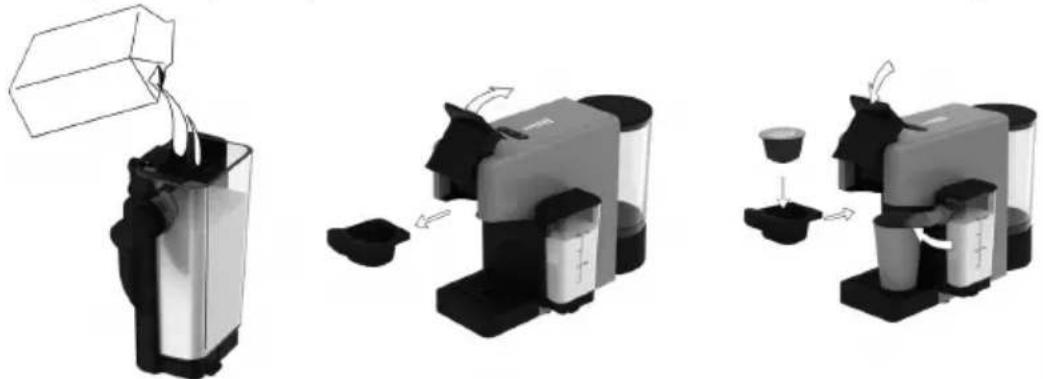 Sogo SS-7660 - Montaggio / smontaggio del sistema di tazze Rapid Latte - 2