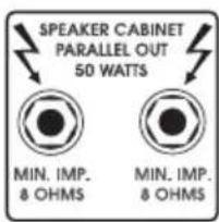 HUGHES & KETTNER Vortex 212 - SPEAKER OUTPUTS : - 3