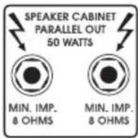 HUGHES & KETTNER Vortex 212 - SPEAKER OUTPUTS: - 3