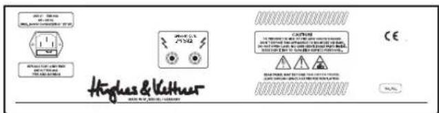 HUGHES & KETTNER WARP 212 - PANNELLO POSTERIORE: - 1