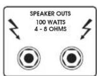 HUGHES & KETTNER WARP 212 - SPEAKER OUTPUTS: - 1