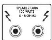 HUGHES & KETTNER WARP 212 - SPEAKER OUTPUTS: - 1