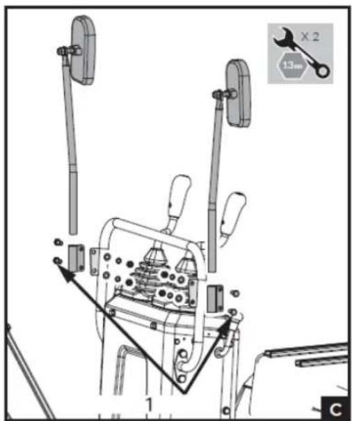 Hillvert HT-MIEX_01 - Rearview Mirror Assembly - 1