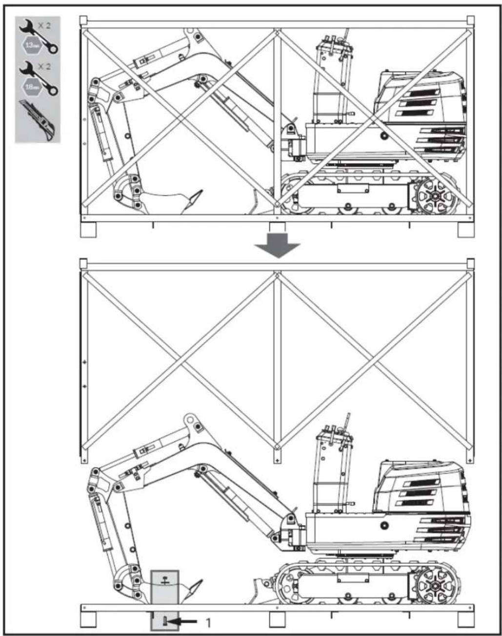 Hillvert HT-MIEX_01 - Unpacking the container - 1