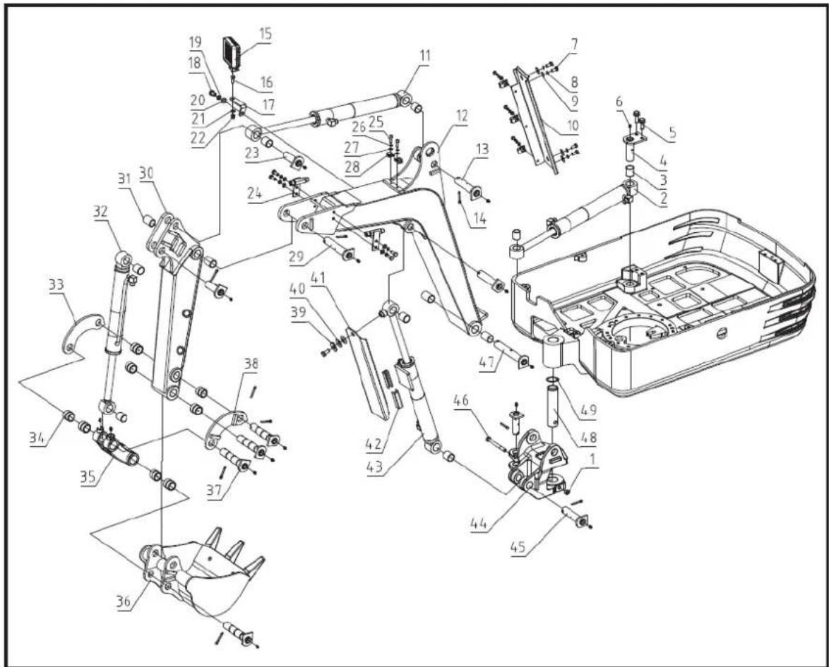 Hillvert HT-MIEX_01 - Teileplan - 4