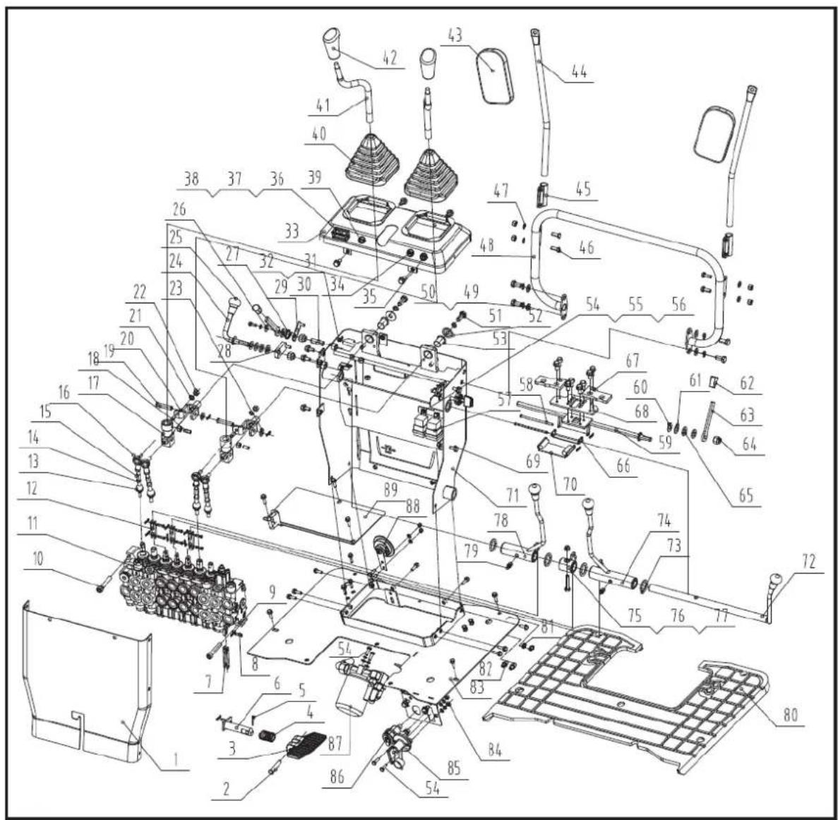 Hillvert HT-MIEX_01 - Schema delle parti - 1