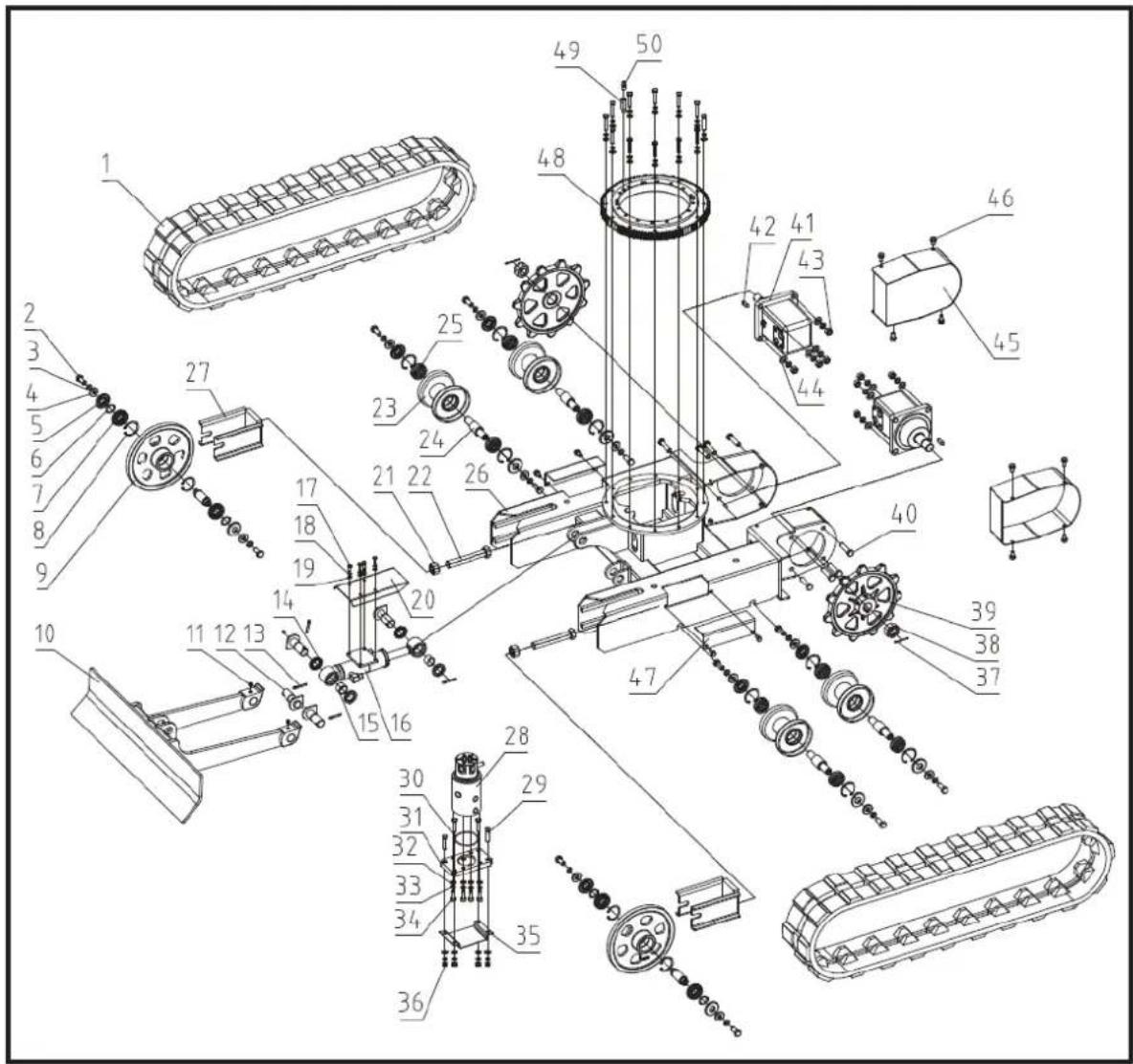 Hillvert HT-MIEX_01 - Schemat części - 3