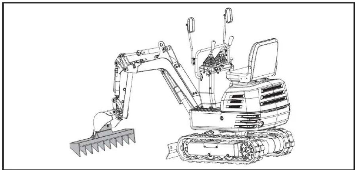Hillvert HT-MIEX_01 - Rake (Sold separately) - 1